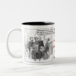 AFTER-WORDS Series - SIR ARTHUR CONAN DOYLE Two-Tone Coffee Mug