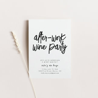 After Work Party Corporate Invitation