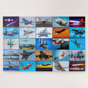 AFTERBURNERS USA! “MONTAGE” JIGSAW PUZZLE