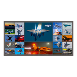 AFTERBURNERS USA! “MONTAGE” POSTER