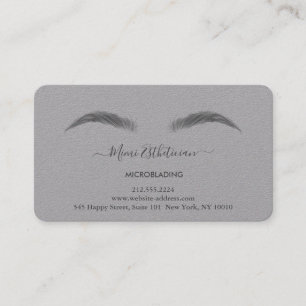Aftercare Instructions Eyebrow Ros Microblade Logo Business Card