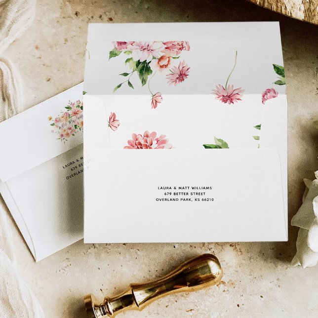 Afterglow Garden Florals | Personalized Envelope (Creator Uploaded)