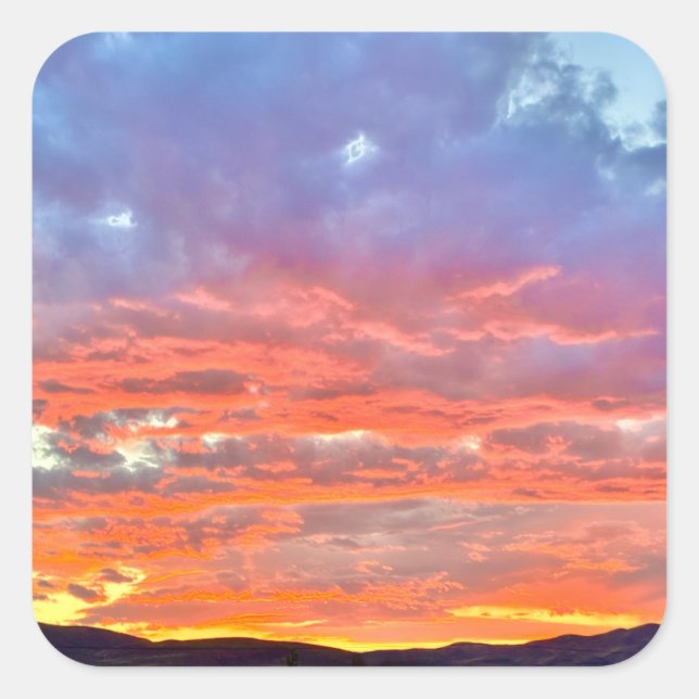 Afterglow Square Sticker (Front)