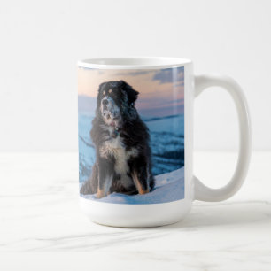 Afternoon Alpenglow with Luna Coffee Mug