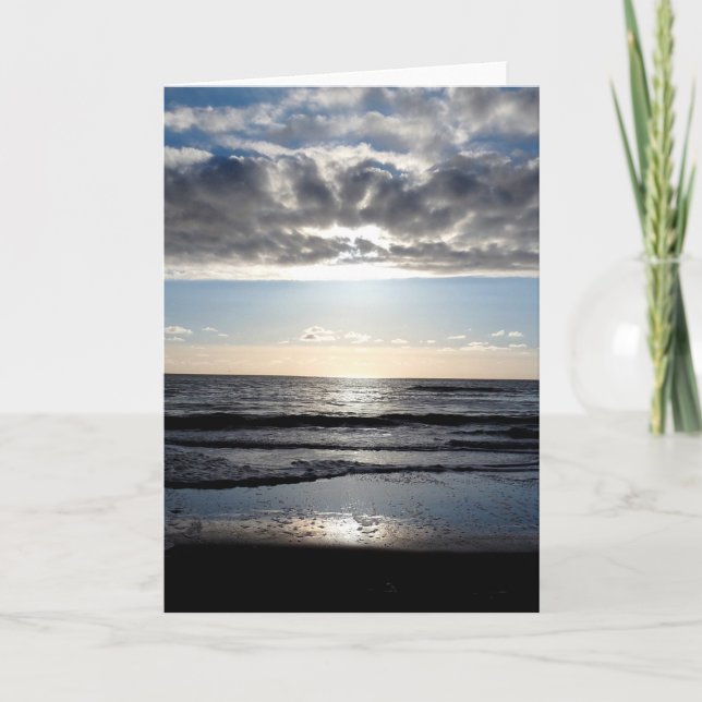 Afternoon at the Beach Card (Front)