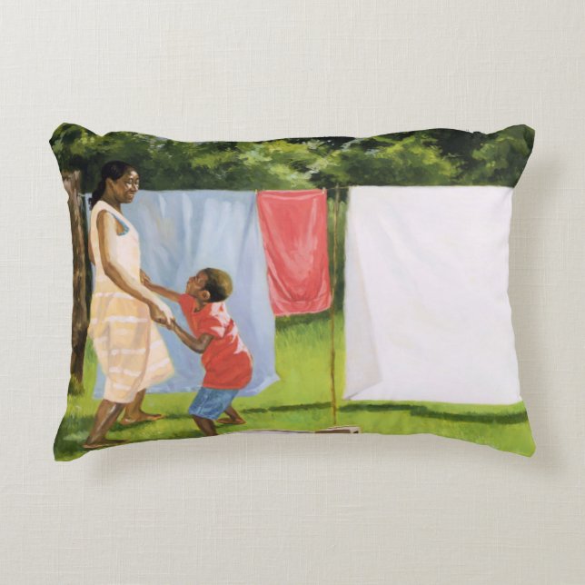 Afternoon Break 2000 Decorative Pillow (Front)