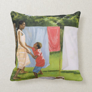 Afternoon Break 2000 Throw Pillow