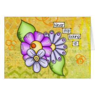 Afternoon Delight Positive Thought Doodle Flower