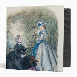 Afternoon Dress for Women, 1863 Binder