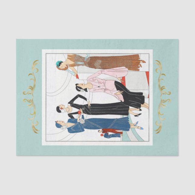 Afternoon dresses (1931)  tissue paper (Front)