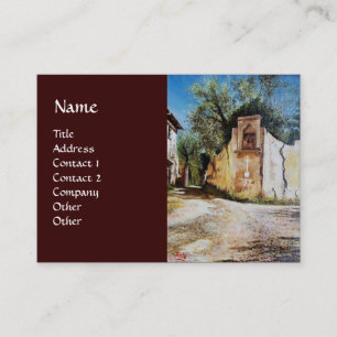 AFTERNOON IN RIMAGGIO / Tuscany View Business Card