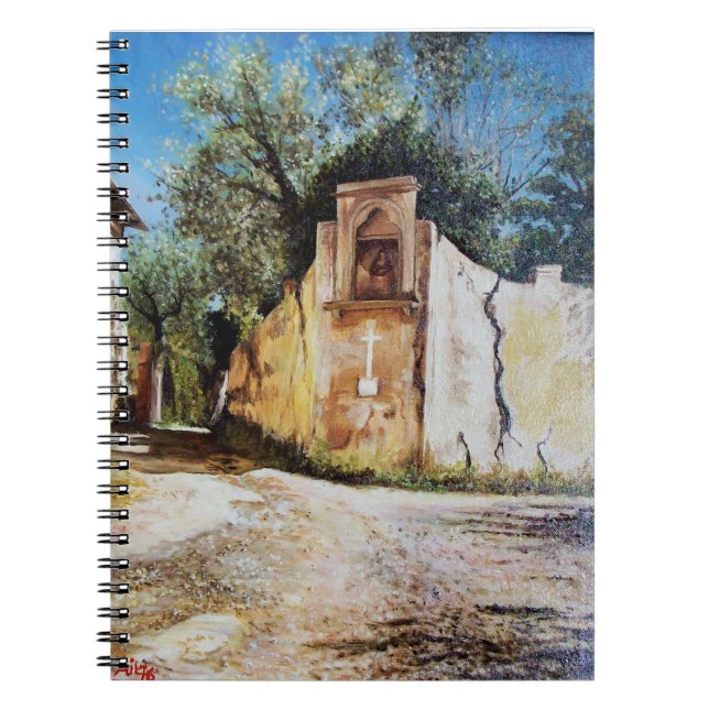 AFTERNOON IN RIMAGGIO / Tuscany View Notebook (Front)