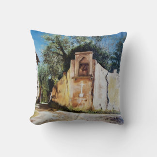 AFTERNOON IN RIMAGGIO / Tuscany View Throw Pillow