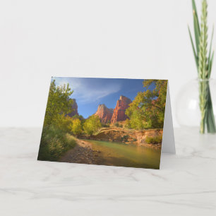 Afternoon In Zion National Park Card