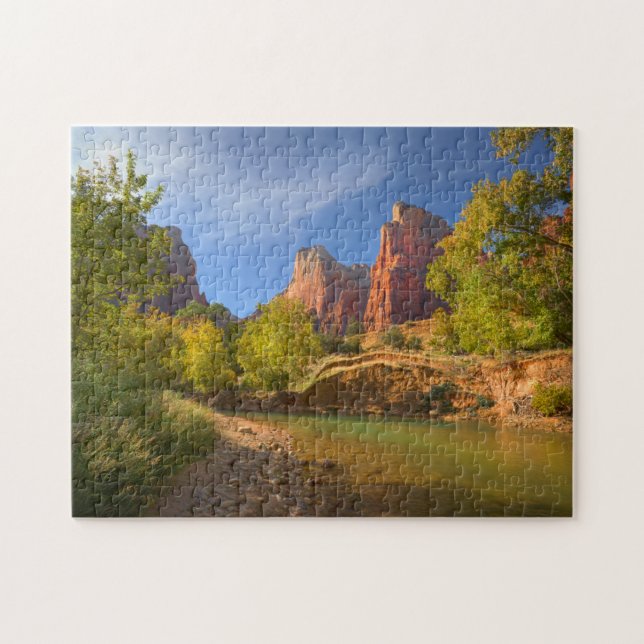 Afternoon In Zion National Park Jigsaw Puzzle (Horizontal)