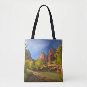 Afternoon In Zion National Park Tote Bag