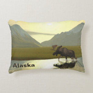 Afternoon Moose Accent Pillow