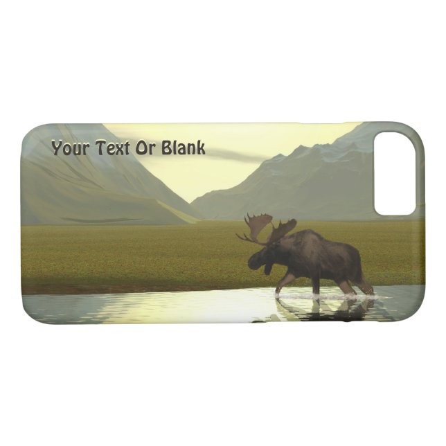 Afternoon Moose Case-Mate iPhone Case (Back (Horizontal))