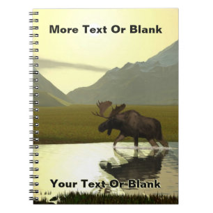Afternoon Moose Notebook