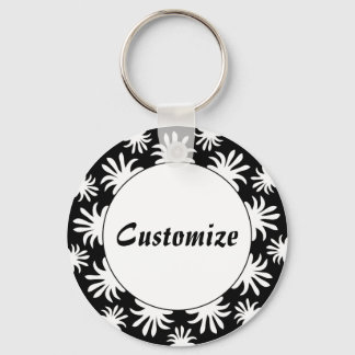 Afternoon of the Triffids Template - B&W2 Keychain