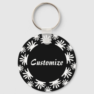 Afternoon of the Triffids Template - B&W Keychain