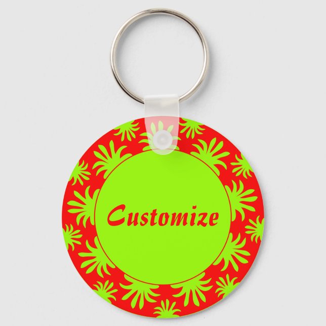 Afternoon of the Triffids Template... - Customized Keychain (Front)