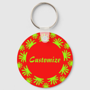 Afternoon of the Triffids Template - red Keychain