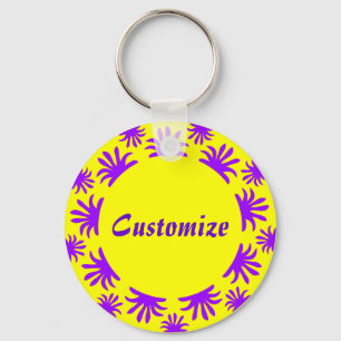 Afternoon of the Triffids Template -Yellow Keychain