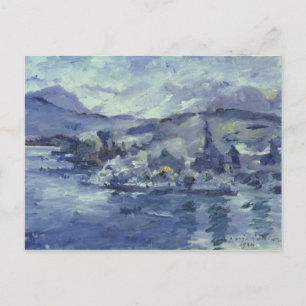 Afternoon on Lake Lucerne, 1924 Postcard