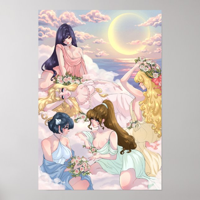Afternoon: Sailor Moons Inspired - Matte Poster (Front)