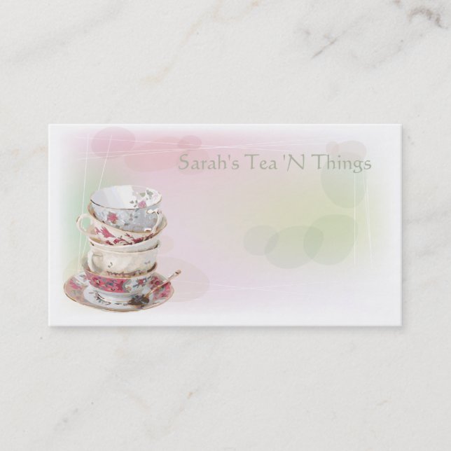 Afternoon Tea Business Card (Front)