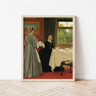 Afternoon Tea   George Dunlop Leslie Poster