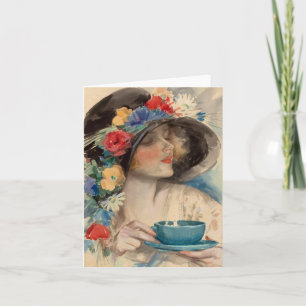 Afternoon Tea - Harrison Fisher Card