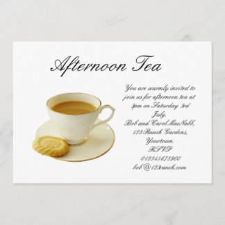 afternoon tea invitation