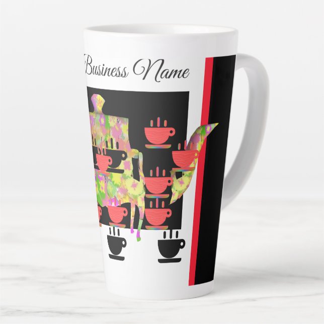 Afternoon Tea  Latte Mug (Right Angle)