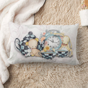 Afternoon Tea Party Baby Shower Lumbar Pillow