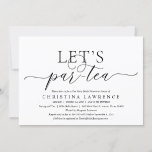 Afternoon Tea Party, Bride to be, Bridal Shower Invitation