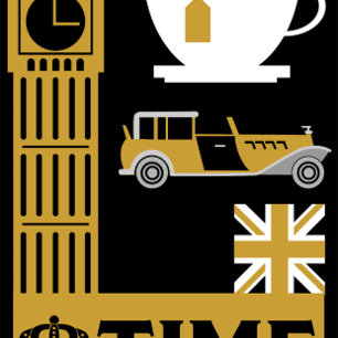 Afternoon Tea-time Kitchen Towel