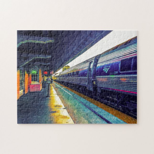 Afternoon Train Jigsaw Puzzle (Horizontal)
