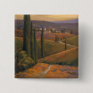 Afternoon Walk I 2 Inch Square Button