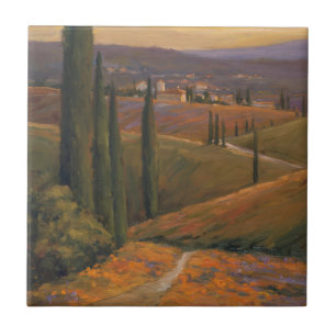 Afternoon Walk I Tile