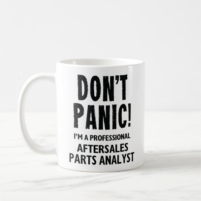 Aftersales Parts Analyst Coffee Mug (Left)