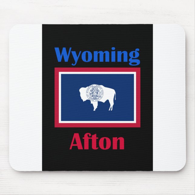 Afton Wyoming Mouse Pad (Front)