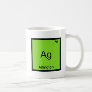 Ag - Arlington City Chemistry Element Symbol Tee Coffee Mug