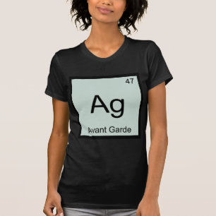 Ag - Avant Garde T-Shirt Symbole d'élément de chim