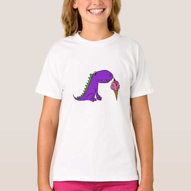 AG- Dinosaur and Ice Cream Shirt (Front)