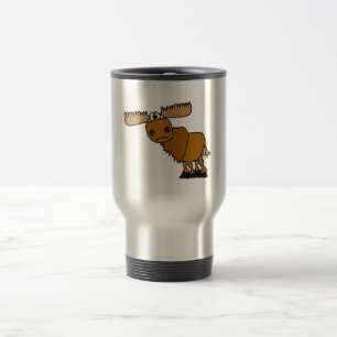 AG- Goofy Moose Design Travel Mug