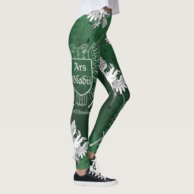 AG "Graffiti" Green Leggings (Right)