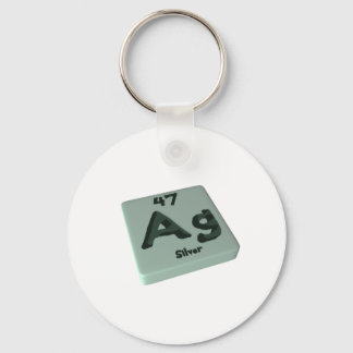 Ag Silver Keychain