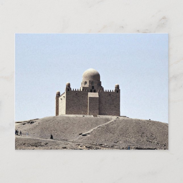 Aga Khan Tomb, Aswan, Egypt Desert Postcard (Front)